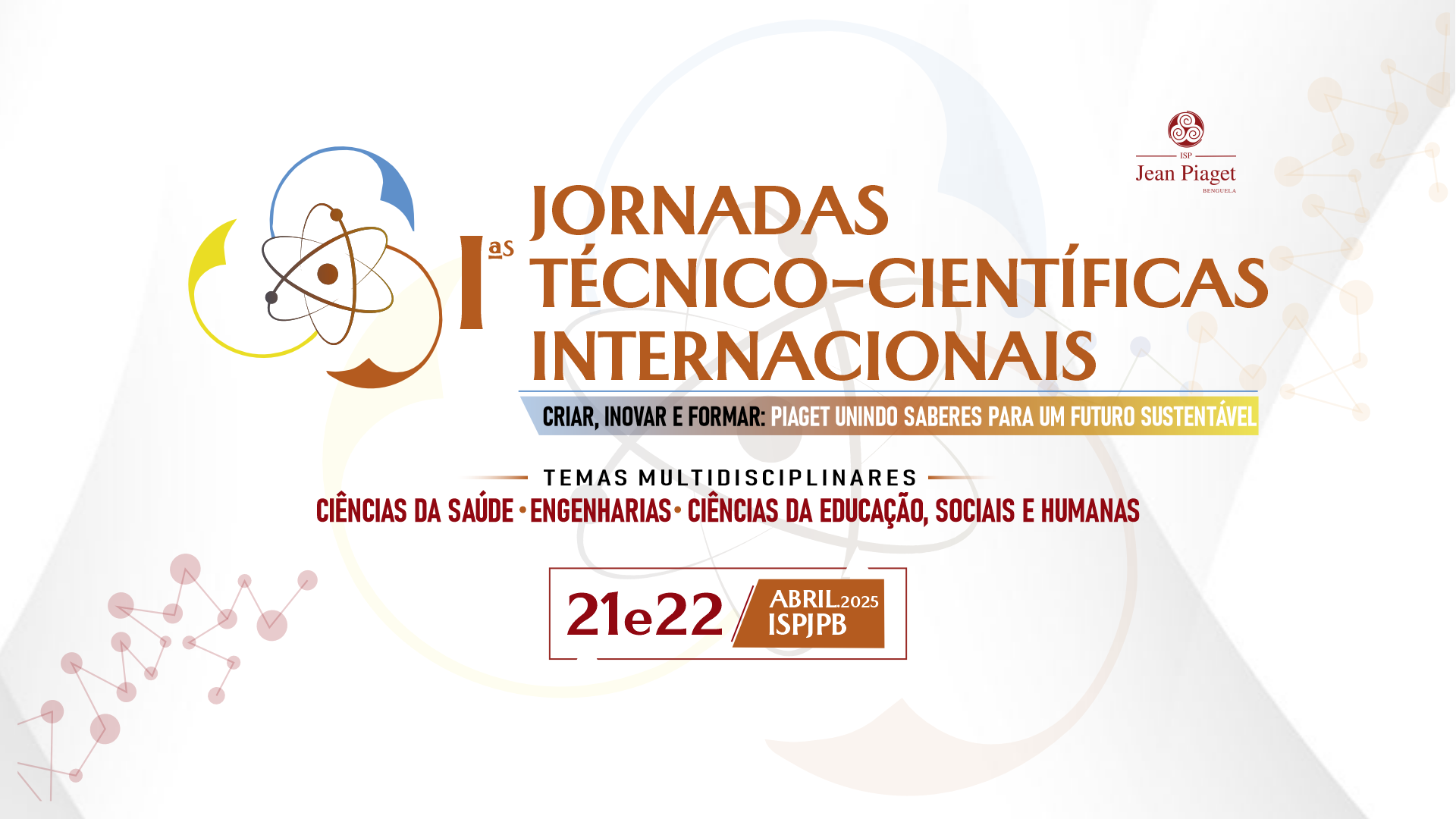 Capa da Iª Jornadas Tecnico-Científicas Internacionais